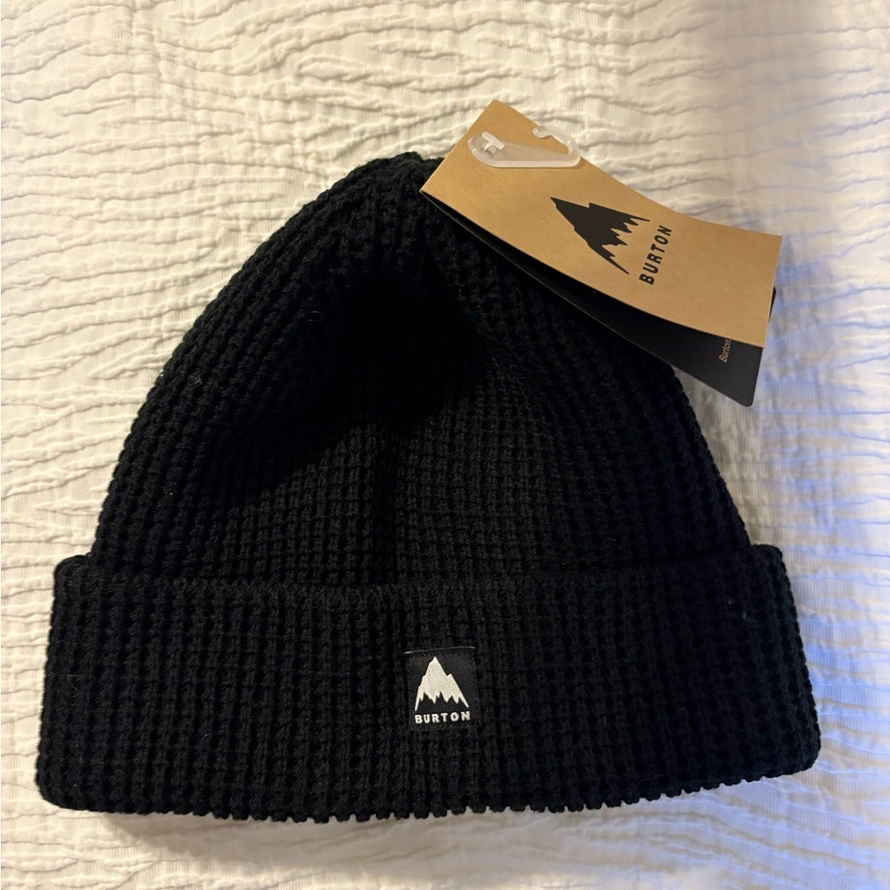 Burton Black Recycled Waffle Beanie